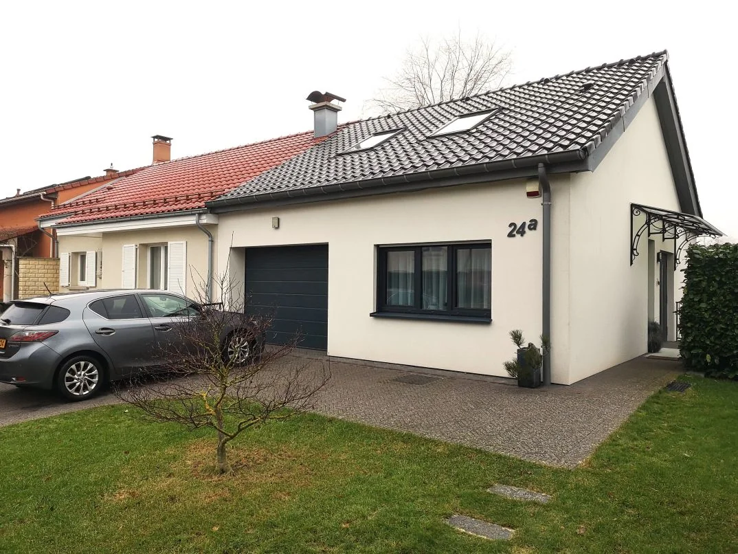 Maison existante, côté rue — Extension de maison, Roodt, LU