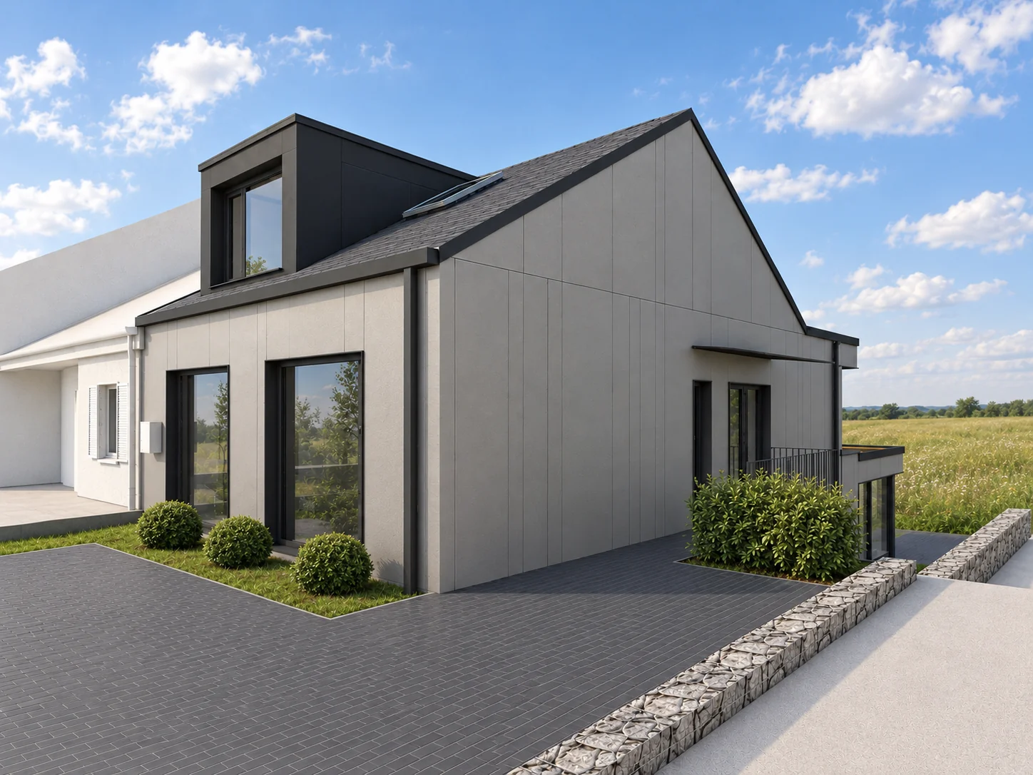 Projet d'extension de maison à Roodt (visualisation 3D)