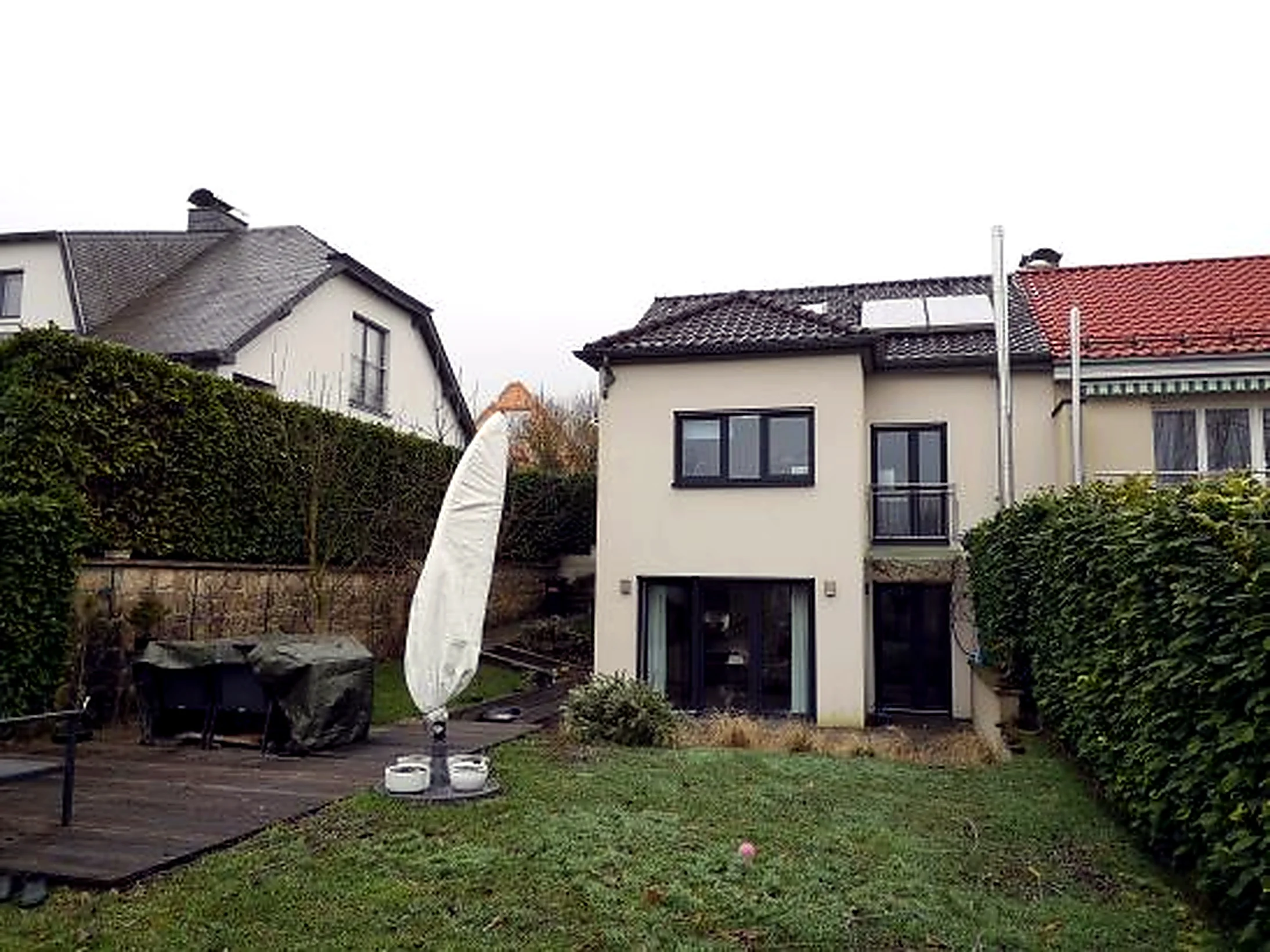 Maison existante, côté jardin — Extension de maison, Roodt, LU